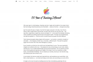 50 Years of Thinking Different | OpenGraph Preview Image