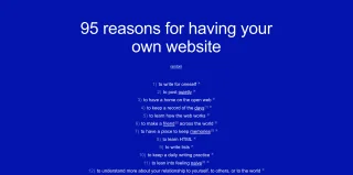 95 reasons for having your own website | OpenGraph Preview Image