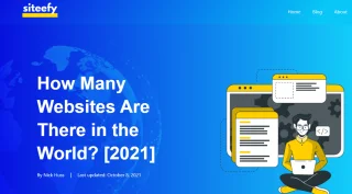 How Many Websites Are There in the World? (2025) - Siteefy | OpenGraph Preview Image