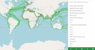 Submarine Cable Map | OpenGraph Preview Image