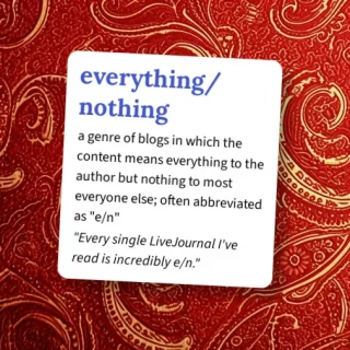 Urban Dictionary: everything/nothing | OpenGraph Preview Image