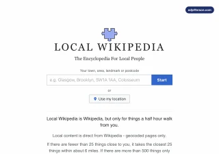 Local Wikipedia: The Encyclopedia For Local People | OpenGraph Preview Image