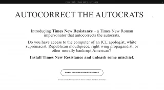 Times New Resistance — Abby Haddican | OpenGraph Preview Image