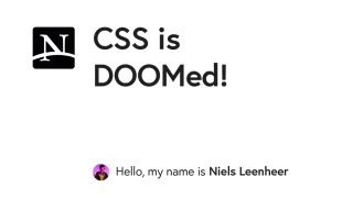 CSS is DOOMed! | OpenGraph Preview Image
