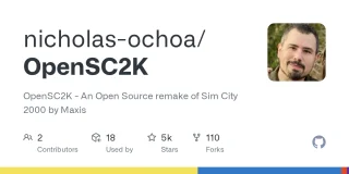 GitHub - nicholas-ochoa/OpenSC2K: OpenSC2K - An Open Source remake of Sim City 2000 by Maxis | OpenGraph Preview Image