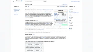 Cosmic latte - Wikipedia | OpenGraph Preview Image