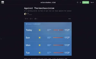 Against Thermochauvinism | OpenGraph Preview Image